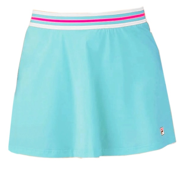 Fila Tie Breaker Tennis Skirt and Tank Top Set in Radiant Blue Size Small - Picture 4 of 5